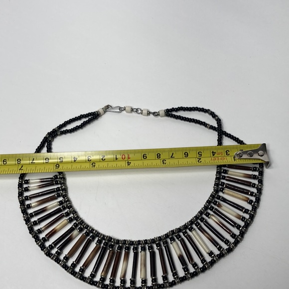 Beaded Tribal Primitive Necklace - Picture 7 of 14